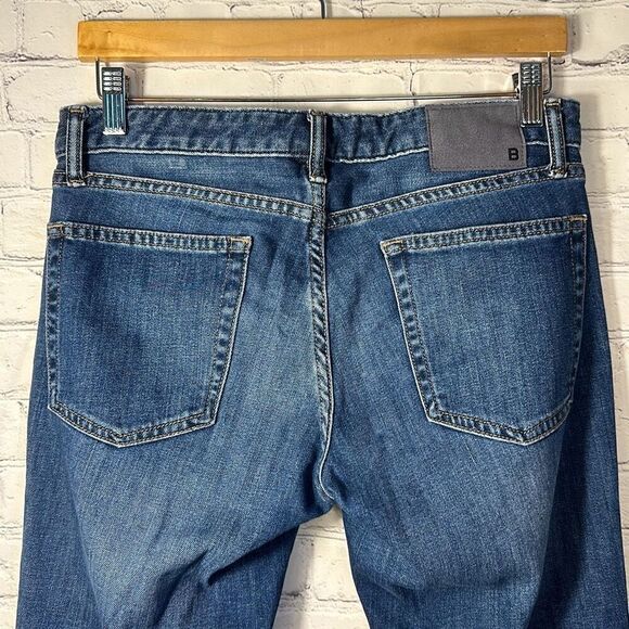 Bonobos Jeans Mens Slim Fit Jeans in Navy Yard Wash Denim W30 x L30 - Picture 6 of 11